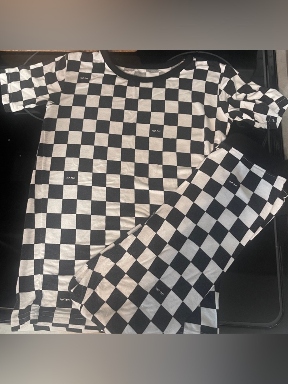 Little Sleepies size 7/8 - Cool Checks